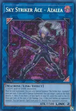 Yugioh! LP Sky Striker Ace - Azalea - BLMR-EN052 - Secret Rare - 1st Edition Lig - Image 1