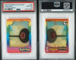 PSA 10 2004 POKEMON ADVANCED LUNATONE ACTION CARD LENTICULAR #83 • POP 2 - Image 1