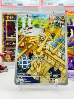 TIMBURR TWILIGHT MASQUERADE POKEMON NM/M 183/167 - Image 1