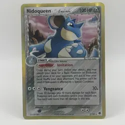 Pokemon EX Dragon Frontiers Nidoqueen Delta Species 7/101 Rare Holo - Image 1