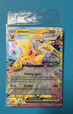 Jolteon ex - (Prismatic Evolutions Stamp) 030/131 Pokemon Sealed Promo - Image 1