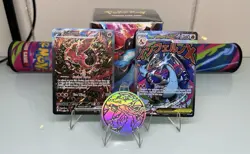 Pokemon TCG Mega Charizard X Ex 023 Promo Oricorio Ex 024 Promo Full Art Playmat - Image 1