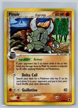 Pinsir 9/101 Holo Rare Dragon Frontiers Pokemon Damaged - Image 1