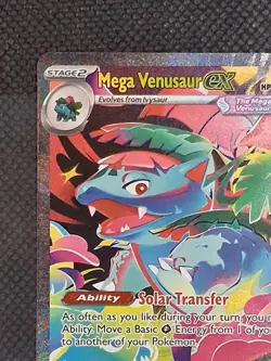 Pokemon TCG Mega Venusaur EX Card 177/132 Nm( Mega Evolution, SIR) - Image 2