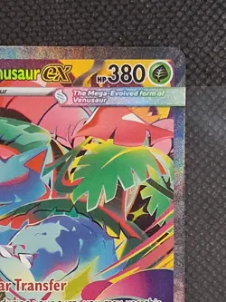 Pokemon TCG Mega Venusaur EX Card 177/132 Nm( Mega Evolution, SIR) - Image 3