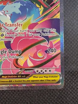 Pokemon TCG Mega Venusaur EX Card 177/132 Nm( Mega Evolution, SIR) - Image 4