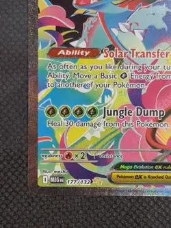Pokemon TCG Mega Venusaur EX Card 177/132 Nm( Mega Evolution, SIR) - Image 5
