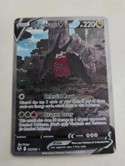 Pokemon 184/195 Regidrago V Holo (Alt Full Art) Card - Image 1