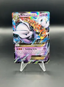 Pokemon Company M Mewtwo EX 63/162 Breakthrough Ultra Rare Holo ENG 2015 230 - Image 1