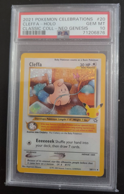 Pokemon 2021 Celebrations Cleffa PSA 10 - Image 1