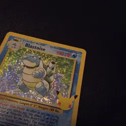 Pokemon TCG Blastoise Holo Card 25th Anniversary Celebration 2/102 - Image 3
