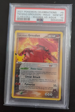 Pokemon 2021 Celebrations Groudon PSA 10 - Image 1
