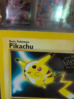 1999 Pokemon TCG Pikachu #4 Black Star Promo WB MP Condition pokemon tcg - Image 3