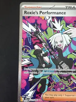 Roxie's Performance 121/086 Special Illustration Rare Chaos Rising Pokemon NM - Image 3