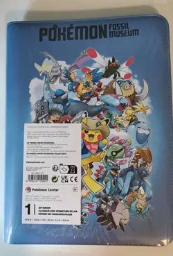 Pokemon Fossil Museum: Pokemon TCG Zip Binder New - Image 1