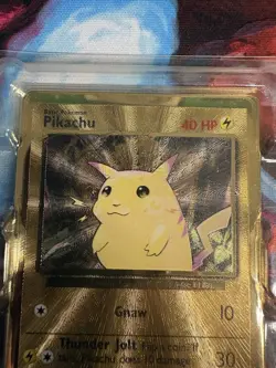 Sealed Perfectly Centered Celebrations Gold Metal Pikachu Pokemon Card - Image 3