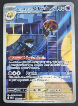 Pokemon Card - Team Rockets Orbeetle - Illustration Rare - 198/182 - M/NM - Image 1