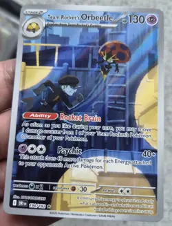 Pokemon Card - Team Rockets Orbeetle - Illustration Rare - 198/182 - M/NM - Image 3