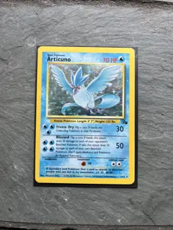 ARTICUNO Fossil 2/62 Unlimited Holo Rare WOTC Pokemon TCG - Image 1
