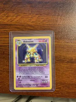 Alakazam Holo Base Set 1/102 Pokemon TCG Card LP Condition - Unlimited - Image 4