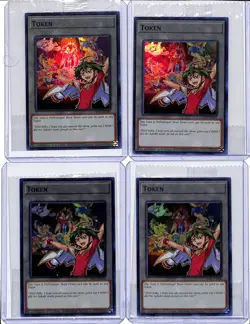 (4) Lot Yu Gi Oh! Token Performapal Show Down Super Rare Sealed #TKN5-EN030 - Image 1