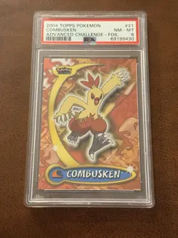 PSA 8 - Topps 2004 Pokemon Advanced Challenge Combusken #21 - Foil - Image 1