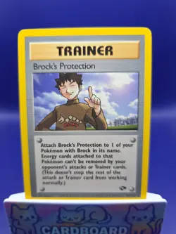 BROCK'S PROTECTION 101/132 GYM CHALLENGE Unlimited Rare Pokemon - Image 1