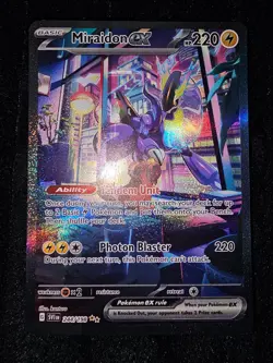 Miraidon ex 244/198 Special Illustration Rare Scarlet & Violet Pokemon Near Mint - Image 1