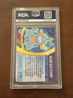 PSA 9 - Topps 2004 Pokemon Advanced Challenge Marshtomp #43 - Foil - Image 2