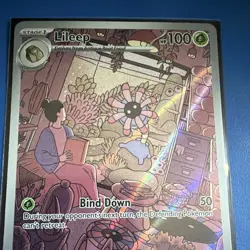 The Pokemon Company Pokemon TCG Lileep 145/142 SV07 Full Art Holo IR Eng - Image 2
