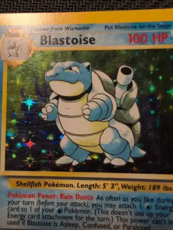 Blastoise Holo Rare 2/102 Pokemon Card Base Set MP - Image 5
