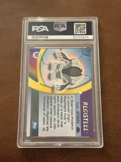 PSA 8 - Topps 2004 Pokemon Advanced Challenge Registeel #57- Foil - Image 2