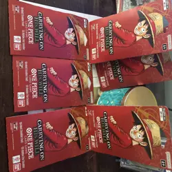 One Piece OP-13 Carrying On His Will Sleeved Booster Packs SEALED (LOT OF 6) - Image 1