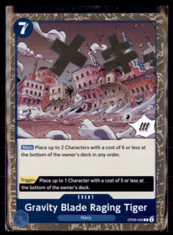 One Piece Gravity Blade Raging Tiger OP06-058 Wings of the Captain - Image 1