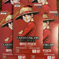 (x5) One Piece TCG: Carrying On His Will Sleeved Booster Pack Lot OP-13 ENGLISH - Image 2