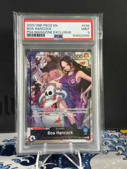 One Piece 2025 Boa Hancock 2025 PSA Magazine Promo OP07-038 PSA 9 Mint - Image 1