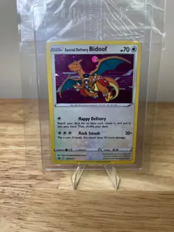 2021 Special Delivery Bidoof SWSH177 SWSH: Sword & Shield Promo Card Holo Sealed - Image 2