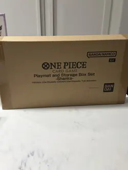 One Piece Playmat and Storage Box Set Shanks Sealed Ships Same Day - Image 1