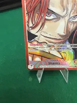 One Piece TCG Shanks OP09-001 Alt Art Leader English Near Mint - Image 2