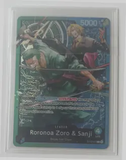 Roronoa Zoro & Sanji ST12-001 One Piece Zoro and Sanji Leader NM - Image 1