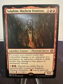 MTG Solphim, Mayhem Dominus - Phyrexia - Image 1