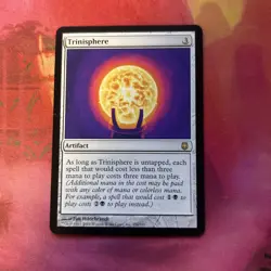MTG Trinisphere Darksteel Artifact Regular Rare Card Light Play Condition - Image 1