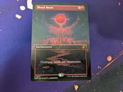 1x Blood Moon (Anime Borderless) - NM - WOE: Enchanting Tales - WOT - 77 - Image 1