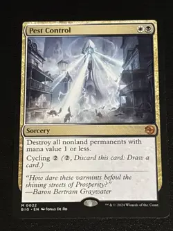 MTG Outlaws of Thunder Junction: The Big Score Pest Control 0022 Mythic - Image 1