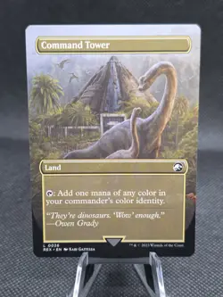 MTG - Command Tower (Borderless) - Jurassic World - Image 2