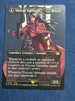 Vincent Valentine (Borderless) R FINAL FANTASY 383 NM - Image 2