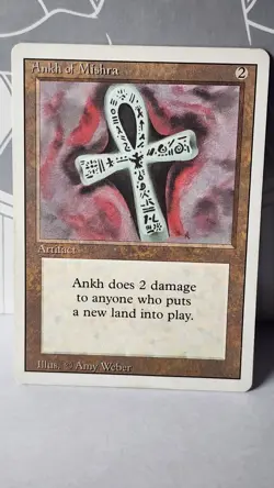 Magic the Gathering ~ MTG ~ 1x Ankh of Mishra ~ MP ~ REVISED - Image 1