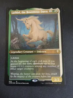 Lathiel, the Bounteous Dawn MTG Commander Legends Rare NM x1 - Magic Etched Foil - Image 1
