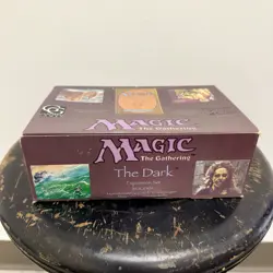 Vintage Magic The Gathering MTG Booster Pack The Dark Box - Image 1
