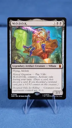 Magic:The Gathering M.O.D.O.K. MTG 408 Marvel Super Heroes NM Mythic Rare Reg - Image 1